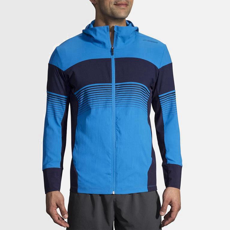 Brooks Canopy - Chaquetas Hombre - Azules (BE2183965)